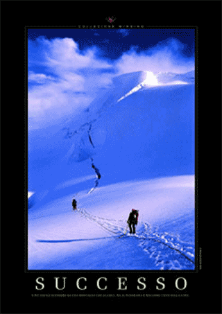 Successo (Scalatori) - Poster Motivazionale - SS804