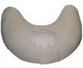 Cuscino Mezzaluna Kapok Grande Bianco