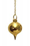 Pendolo Sfera in Ottone Dorato con Testimone (pe18)