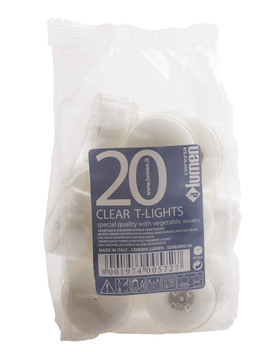 20 Clear T-Lights