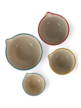 4 Ciotole Decorate con Beccuccio "Orientale" - 3