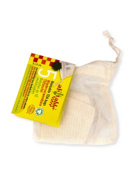 5 Sacchetti in Cotone Bio per il Thè - 2