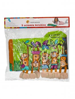 5 Scimmie Birichine — Libro - 2