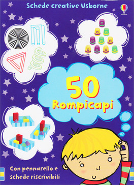 50 Rompicapi - Schede con Pennarello — Libro - 1