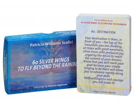 60 Silver Wings To Fly Beyond The Rainbow - Carte Ispirazionali con Messaggi dagli Spiriti - 2