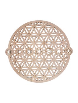 7 Chakra - Base Griglia in Legno - 1