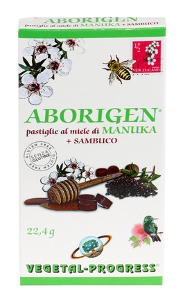 Aborigen - Pastiglie al Miele di Manuka + Sambuco