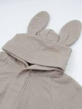 Accappatoio Bimbo in Spugna Waffle - 2/4 Anni - 2