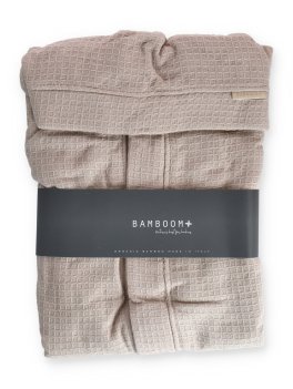 Accappatoio Bimbo in Spugna Waffle - 2/4 Anni - Mocha Sand - 7
