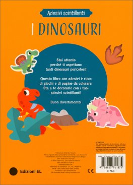 Adesivi Scintillanti - I Dinosauri — Libro - 2