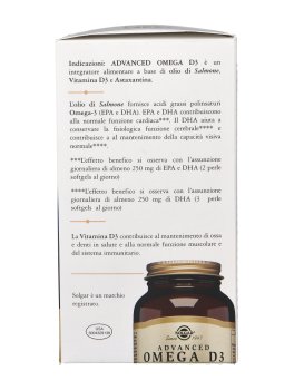 Advanced Omega D3 - 120 Perle Softgels - 6
