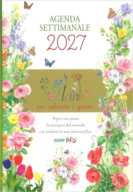 Agenda Settimanale 2027 Fleurs - Per Colorare i Giorni — Agenda - 1