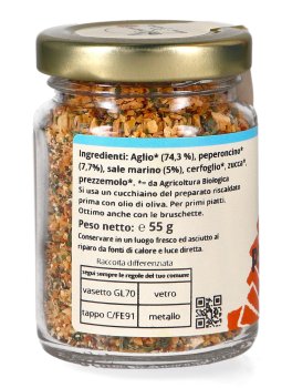 Aglio Pep & Co - Mix: Aglio, Peperoncino, Sale marino, Zucca, Prezzemolo e Cerfoglio - 3