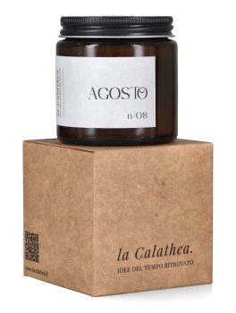 Agosto - Candela Profumata in Cera di Soia - 4
