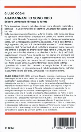 Ahamannam - Io Sono Cibo — Libro - 2