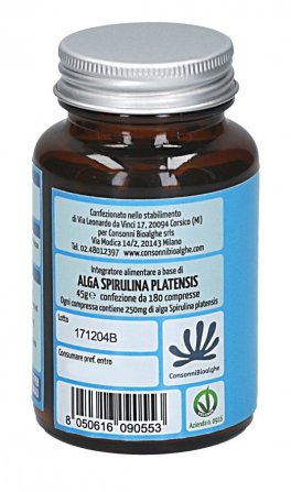 Alga Spirulina Platensis + Ricarica da 180 Compresse in OMAGGIO - 3
