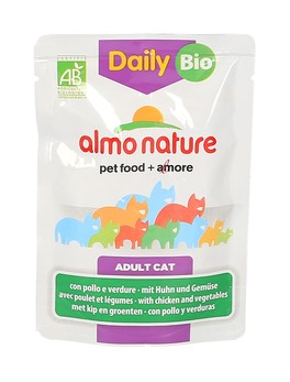 Almo Nature - Bocconcini per Gatti con Pollo e Verdure