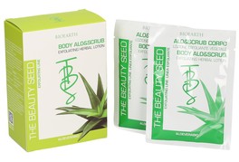 Aloe & Scrub Corpo - Lozione Esfoliante Vegetale - 5 Bustine