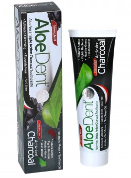AloeDent Charcoal - Dentifricio al Carbone Attivo