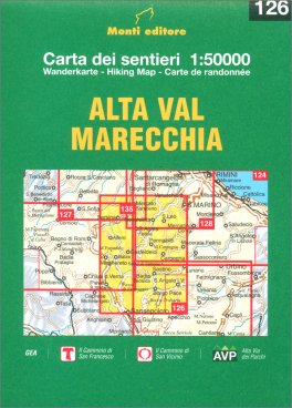 Alta Val Marecchia - Carta dei Sentieri n. 126 — Libro - 1