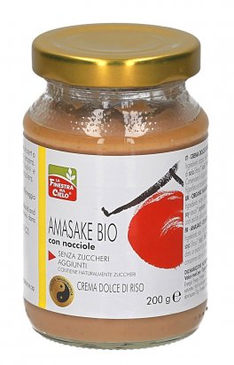 Amasake Bio con Nocciole, Senza Zuccheri Aggiunti