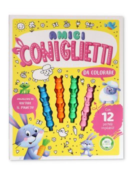 Amici Coniglietti da Colorare — Libro - 1