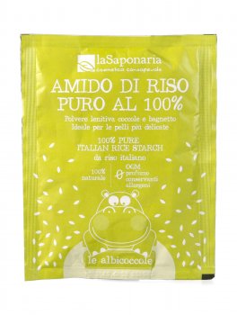 Amido di Riso Puro - Polvere Lenitiva Coccole e Bagnetto - 1