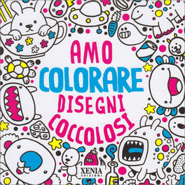 Amo Colorare Disegni Coccolosi — Libro - 1