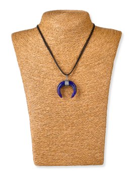 Pendente Mezza Luna - Amuleto con Pietra Preziosa - 4