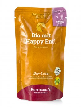Anatra Bio con Finocchio e Grano Saraceno per Cani - 1