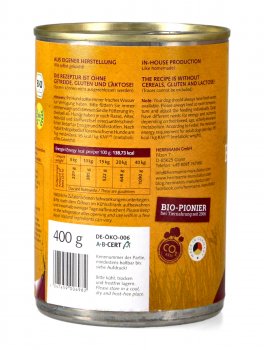 Anatra Bio con Finocchio e Grano Saraceno per Cani - 3