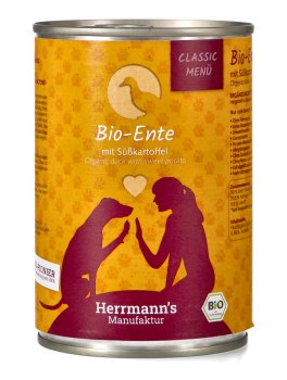 Anatra Bio con Patate Dolci per Cani - 1