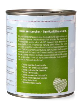 Anatra Bio con Verdure Senza Cereali per Cani - 800g - 4