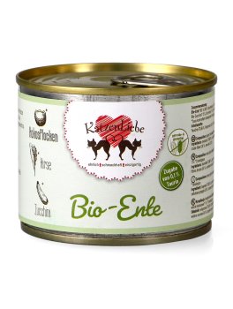 Anatra Bio con Zucchine per Gatti Adulti - 1