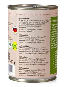 Anatra Bio con Verdure per Cani - 3