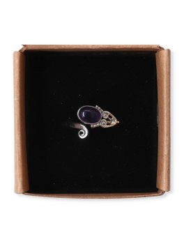 Anello Argento 925 Regolabile a Ricciolo - 4
