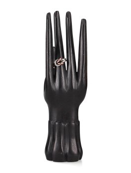 Anello Artigianale con "Nodo Piano" in Rame e Argento - 2