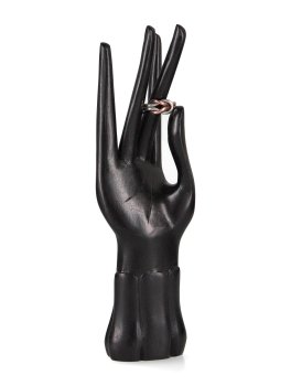 Anello Artigianale con "Nodo Piano" in Rame e Argento - 1