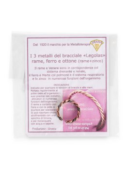 Anello Artigianale "Legolas" Piatto 3 Metalli : Rame, Ferro, Ottone - 4