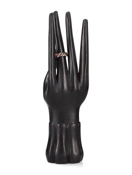 Anello Artigianale "Legolas" Piatto 3 Metalli : Rame, Ferro, Ottone - 1