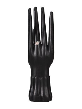 Anello in Argento Regolabile con Cuore in Opale Iridescente - 1