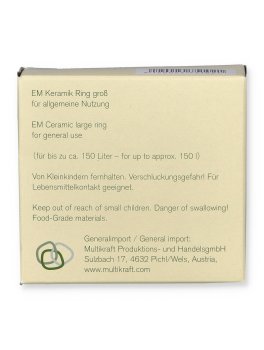 Anello in Ceramica EM ed EM-X per Vitalizzare l'Acqua - 4