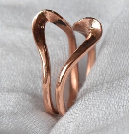 Anello In Rame Hysteros - Medio