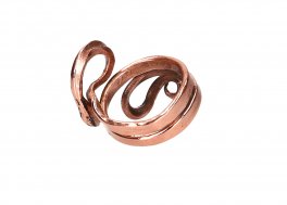 Anello in Rame Serpes Causa - Medio - 3