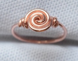 Anello in Rame Yin Yang - 2