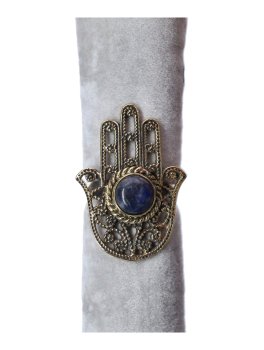 Anello Mano di Fatima con Pietra - Modelli Vari - 5