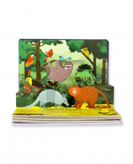 Animali Selvaggi - Natura Pop Up — Libro - 4
