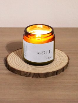 Aprile - Candela Profumata in Cera di Soia - 7