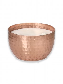 Candela con 2 Stoppini in Vaso Rame - 4