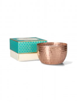 Candela con 2 Stoppini in Vaso Rame - 5